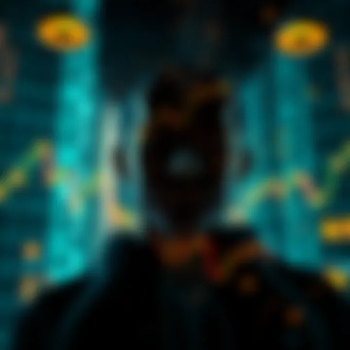 Visual representation of cognitive biases in trading