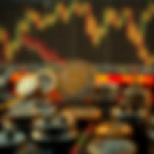 Visual representation of cryptocurrency exchanges