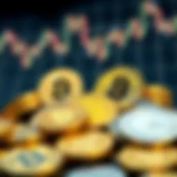 Visual representation of major cryptocurrencies