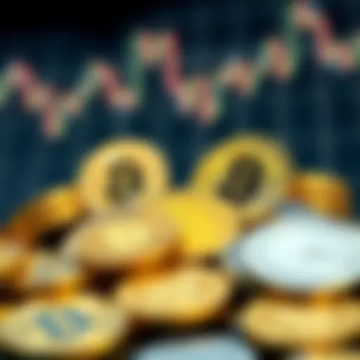 Visual representation of major cryptocurrencies