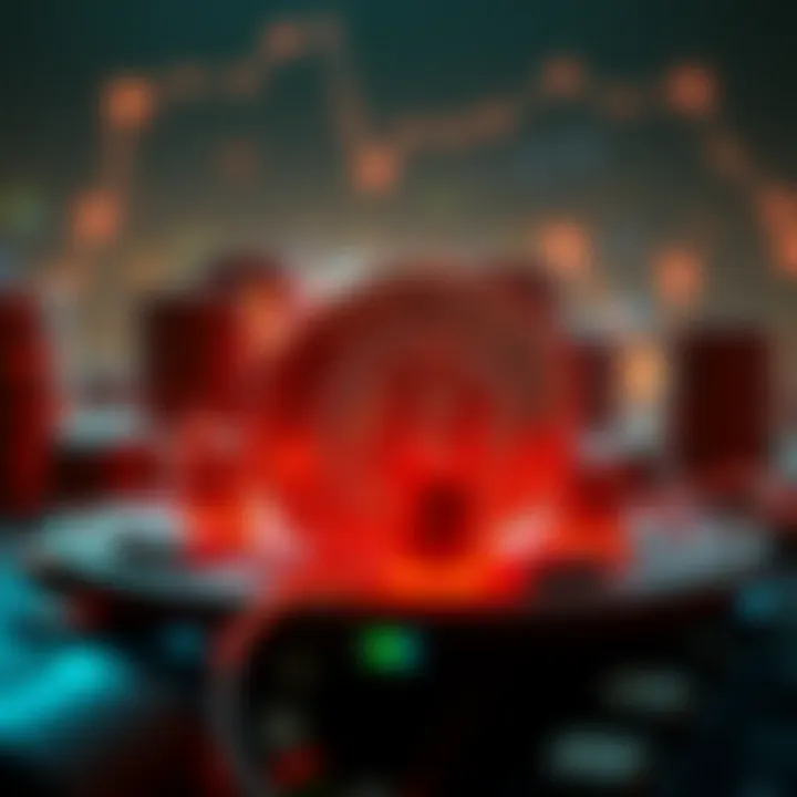 An artistic depiction of the digital asset ecosystem influenced by NFT Punk Coin