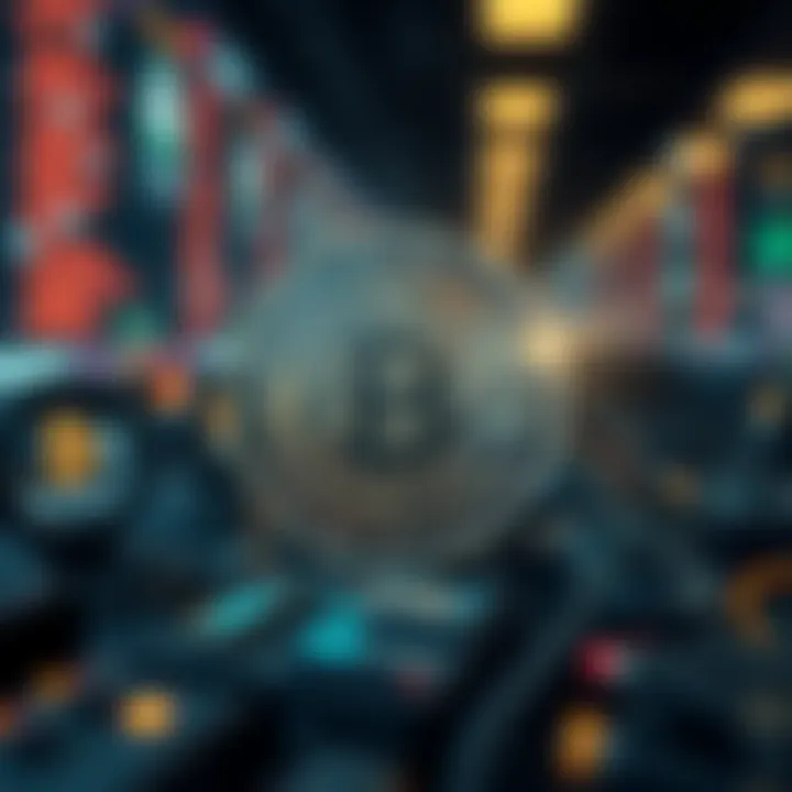 Visual representation of cryptocurrency security features