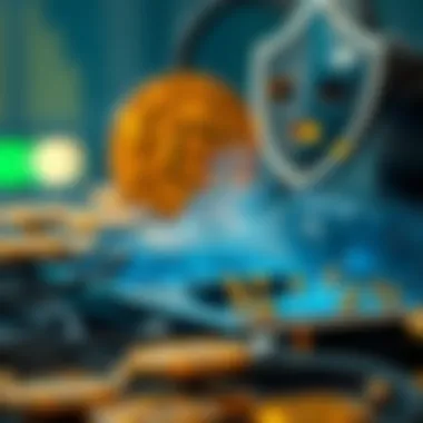 Security Considerations for Cryptocurrency Phone Mining Illustration of security measures in mobile mining