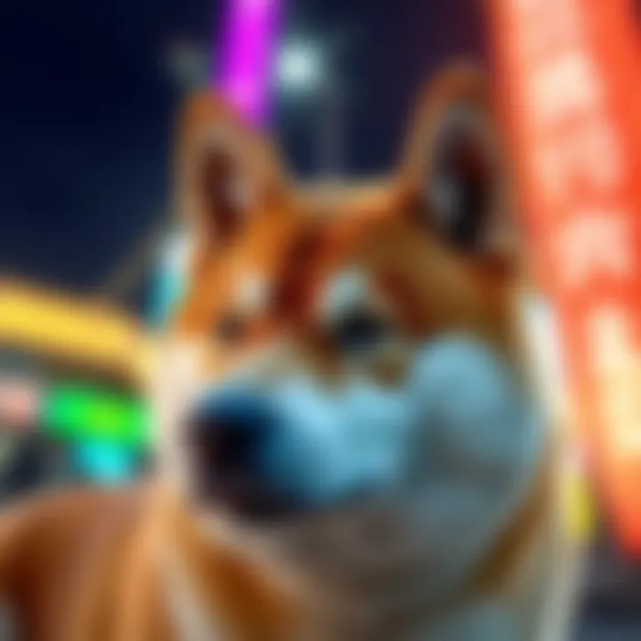 Illustration of market influences on Shiba Inu cryptocurrency