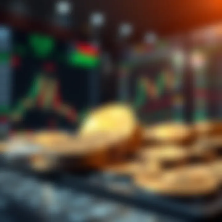 Visual of trading platforms for digital currencies