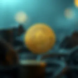 Conceptual representation of a singular cryptocurrency