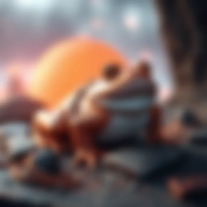 Futuristic vision illustrating the potential growth of Toadz NFT.