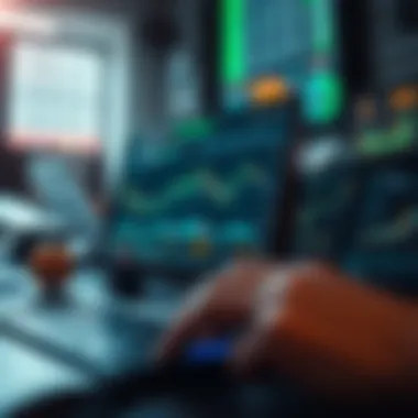 User Interface of TradingView for Cryptocurrency Trading