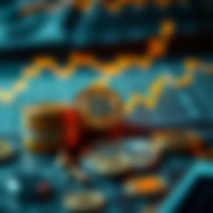 Graph depicting investment strategies in cryptocurrency