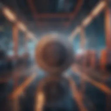 Visual of various industries impacted by blockchain solutions