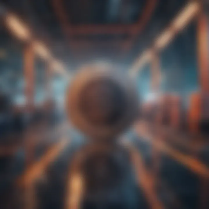 Visual of various industries impacted by blockchain solutions