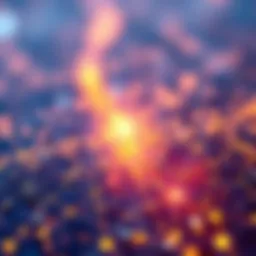 Conceptual illustration of blockchain ledger