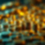 Visual representation of compound interest growth over time