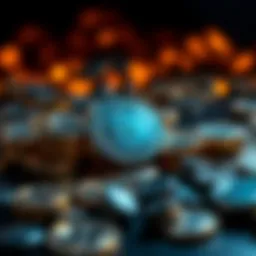 Visual representation of daily coins in cryptocurrency