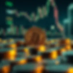 Illustration of cryptocurrency market trends