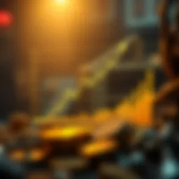 Graph illustrating the correlation between hashrate and mining profitability