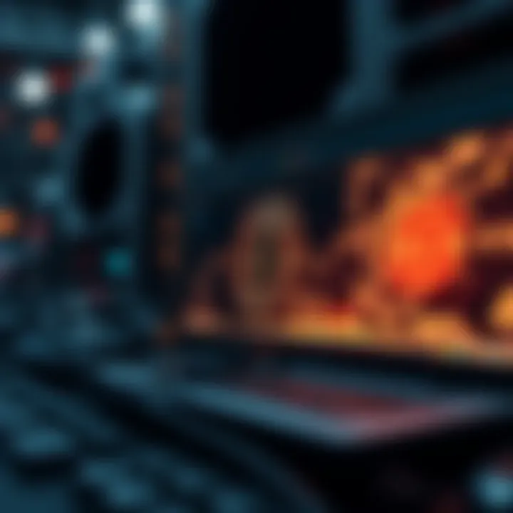 Visual representation of cryptocurrency mining on Mac