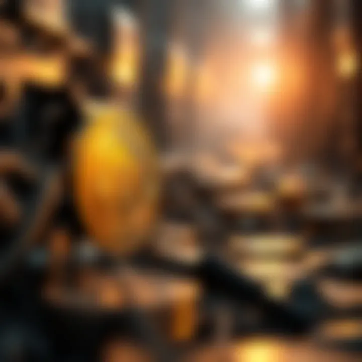 Infographic showcasing the relationship between mining price and investment