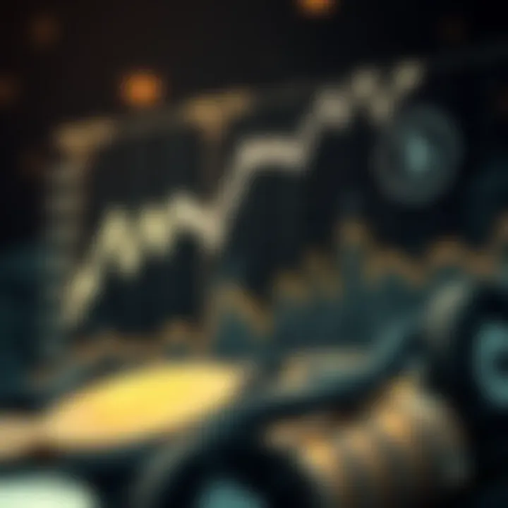 Graph illustrating market dynamics affecting mining profitability