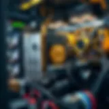 Detailed breakdown of mining rig components