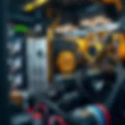 Detailed breakdown of mining rig components