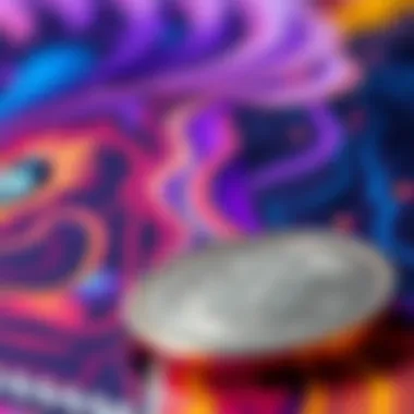 Unique Characteristics of Digital Artwork A close-up of a vibrant piece of digital artwork showcasing unique characteristics