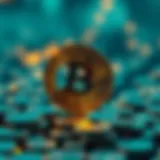 Conceptual illustration of securitization in blockchain