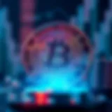 Visual representation of cryptocurrency staking mechanics