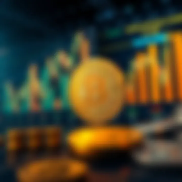 Chart analyzing factors influencing Bitcoin's market price
