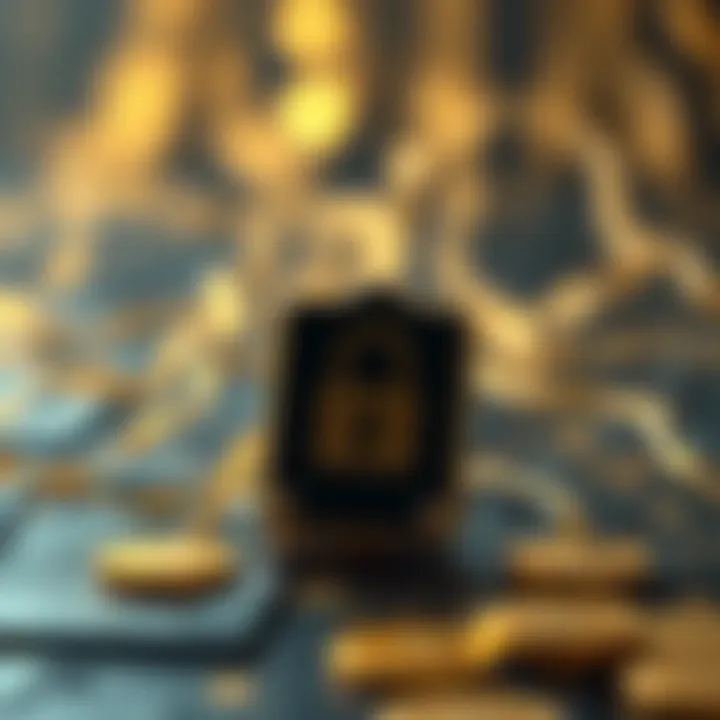 Illustration showing data encryption process in VPNs