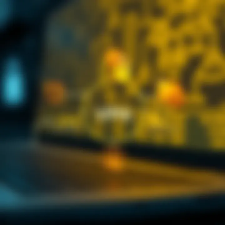 Diagram depicting VPN usage for secure browsing