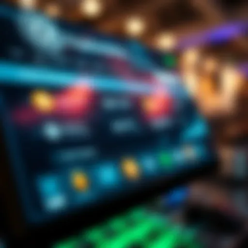 Exploring Cryptocurrency Wallet Interfaces Digital wallet interface showcasing cryptocurrency options