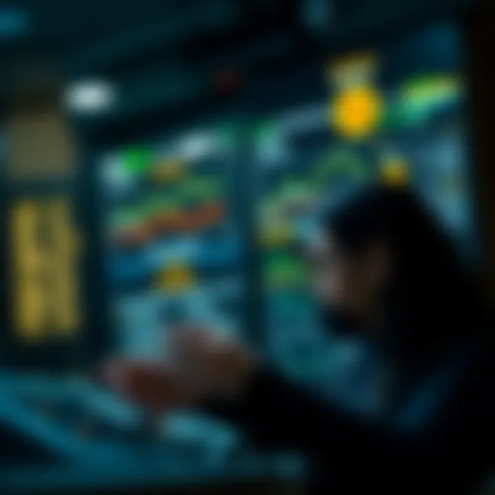 User managing cryptocurrency wallet settings