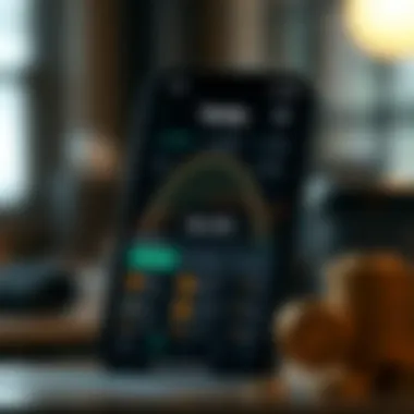 User interface of the Vaulty App showcasing crypto management features